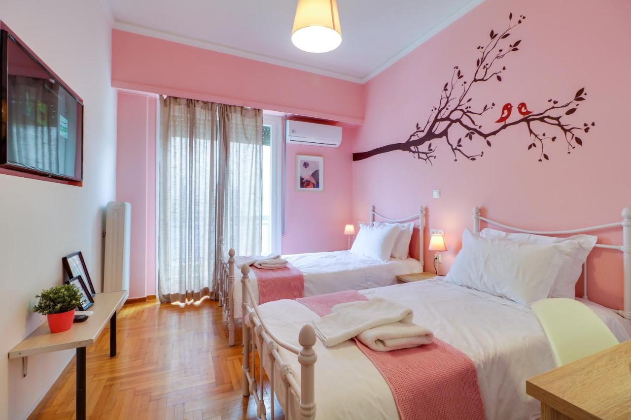 Spacious Central Flat☆3Min To Metro☆Ac|Netflix|Pc Атина Екстериор снимка