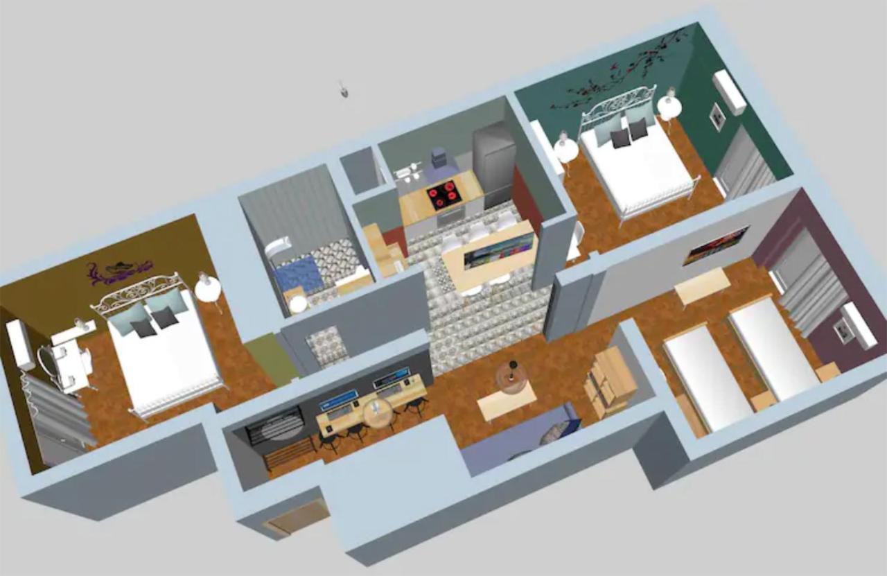 Spacious Central Flat☆3Min To Metro☆Ac|Netflix|Pc Атина Екстериор снимка