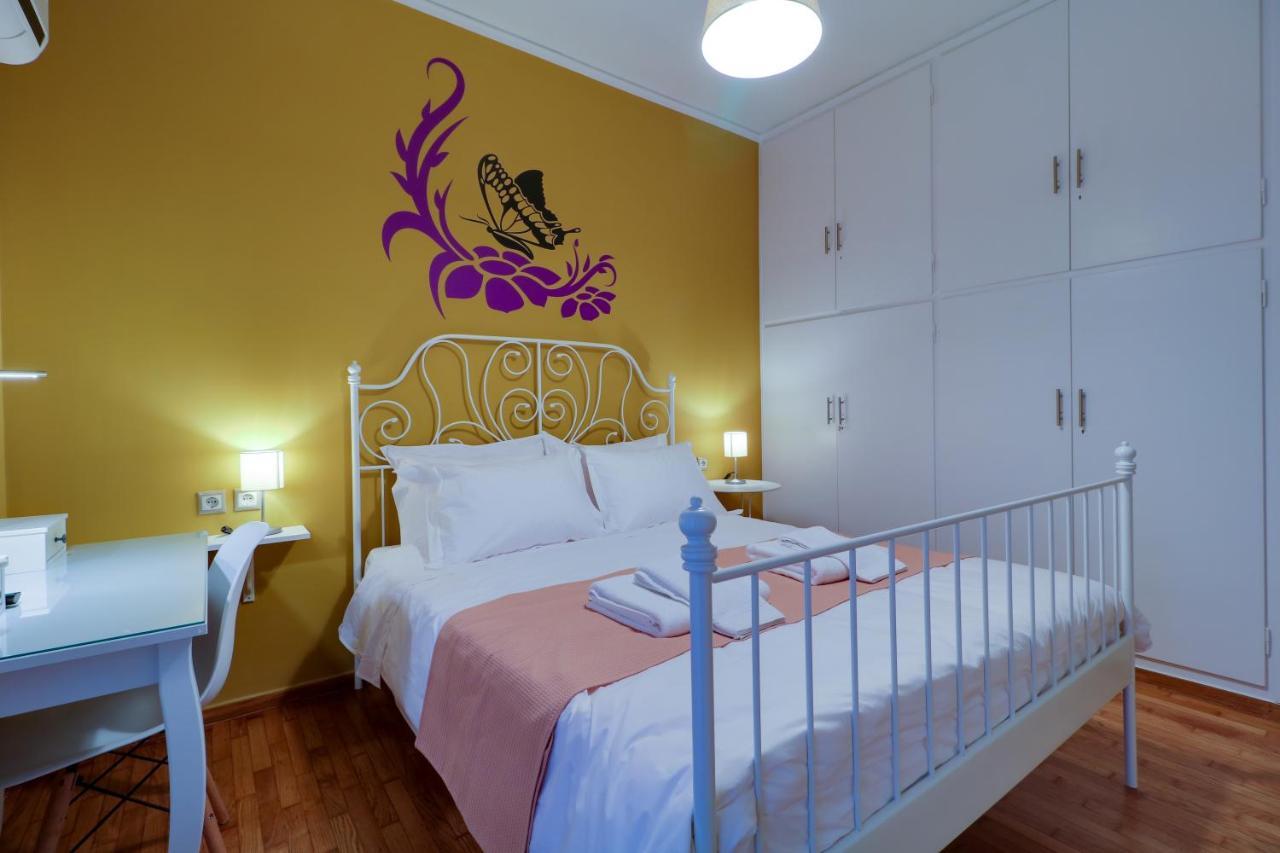 Spacious Central Flat☆3Min To Metro☆Ac|Netflix|Pc Атина Екстериор снимка